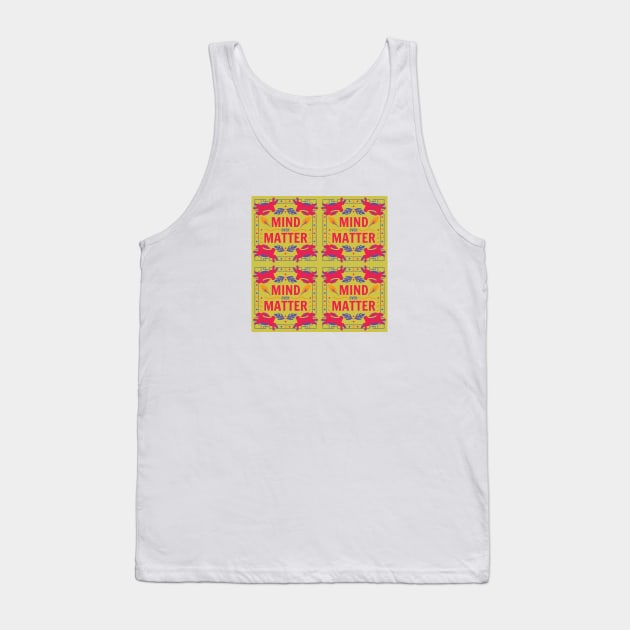 Mind over Matter Pattern Design Tank Top by Moshi Moshi Designs